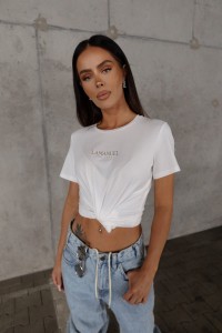 T-SHIRT LAMANUEL SASSY BIAŁY 