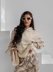 BLUZA DAMSKA OLAVOGA WILD SEASON BEŻOWA