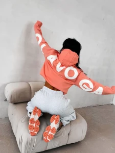 BLUZA DAMSKA OLAVOGA VINTA KORAL