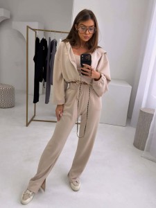 KOMPLET LACOCA TRZY CZĘŚCIOWY MUSE BEŻOWY