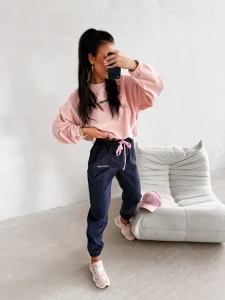 SPODNIE DAMSKIE OLAVOGA RIBO GRANATOWE