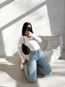 BLUZKA DAMSKA OLAVOGA LIMI BIAŁA