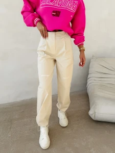 SPODNIE DAMSKIE OLAVOGA SIRA KREMOWE