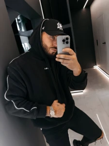 BLUZA MĘSKA OLAVOGA PLUME CZARNA