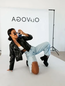 KURTKA DAMSKA OLAVOGA LADYO CZARNA