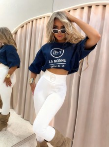 T-SHIRT LAMONNE DENIM VIBE CIEMNY JEANS