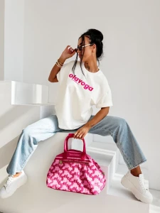 T-SHIRT DAMSKI OLAVOGA NIMUE ECRU