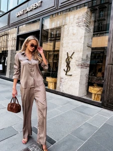 KOMPLET DAMSKI OLAVOGA REUNION CIEMNY BEŻ