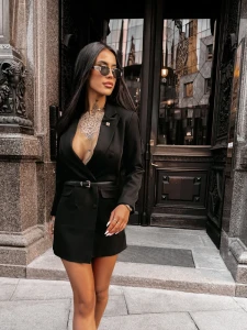 SUKIENKA OLAVOGA ROSO CZARNA