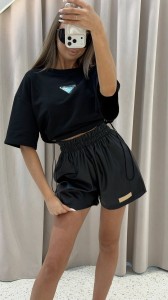 T-SHIRT MIA MAISON ELYS CZARNY