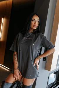 T-SHIRT DAMSKI OLAVOGA FIOVIIST SZARY