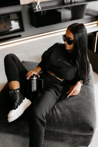 KOMPLET DAMSKI OLAVOGA TRIPSY CZARNY