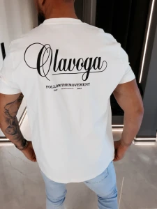 T-SHIRT MĘSKI OLAVOGA BREEZER ECRU