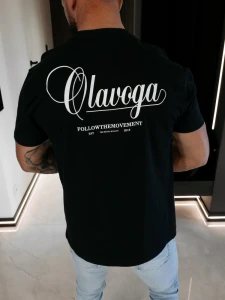 T-SHIRT MĘSKI OLAVOGA BREEZER CZARNY