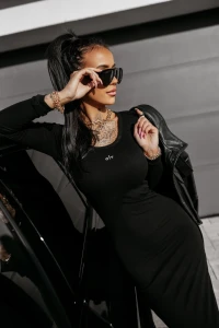 SUKIENKA OLAVOGA PISA CZARNA