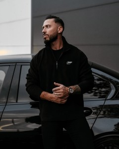 BLUZA MĘSKA OLAVOGA LUMIS CZARNA