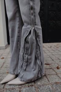 SPODNIE JEANSY LAMANUEL HEAVY SZARE