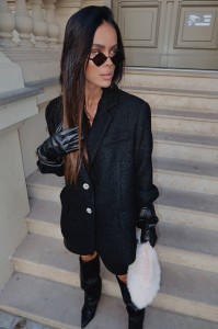 MARYNARKA DAMSKA LAMANUEL FEMININE CZARNA