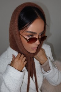 BALAKLAVA DAMSKA LAMANUEL TENDER CZEKOLADOWA