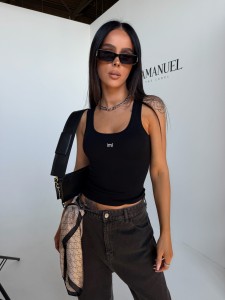 TOP DAMSKI LAMANUEL CITY CZARNY