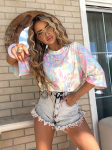 T-SHIRT BY ME MARMARIS PRINT PANTERKA PALETTE