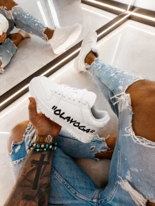 SNAKERSY BUTY MĘSKIE OLAVOGA SUPRA BIAŁE