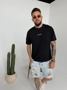 T-SHIRT MĘSKI LAMANUEL PURE FORM CZARNY