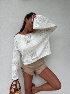 SWETER BY ME LUGANO ECRU