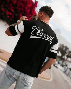 T-SHIRT MĘSKI OLAVOGA VALDORIN CZARNY