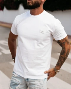 T-SHIRT MĘSKI OLAVOGA VEERS ECRU