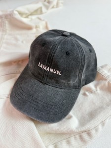 CZAPKA DAMSKA LAMANUEL BONDI WASHED BLACK