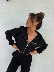 BLUZA BYME HOODIE CZARNA