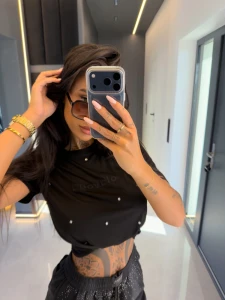 T-SHIRT OLAVOGA JASMINE CZARNY