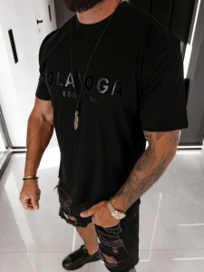 T-SHIRT MĘSKI OLAVOGA BOHO CZARNY