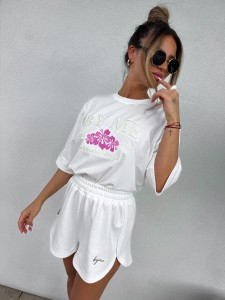 T-SHIRT BY ME VIBES ECRU