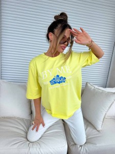 T-SHIRT BY ME VIBES ŻÓŁTY