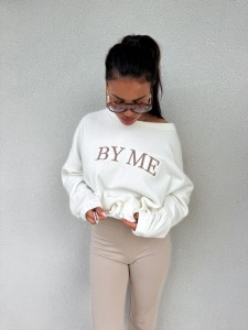BLUZA BYME POLAROWA MERCY ECRU