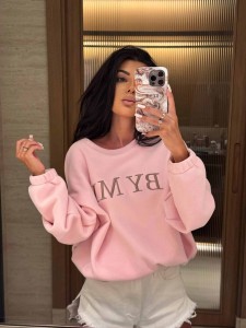 BLUZA BYME POLAROWA MERCY JASNY RÓŻ