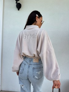 BLUZA BYME POLAROWA PURE JASNY BEŻ