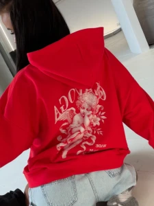 BLUZA DAMSKA OLAVOGA SANTEA CZERWONA