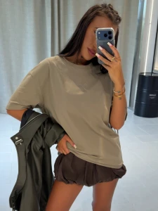 T-SHIRT DAMSKI OLAVOGA VERDI TAUPE