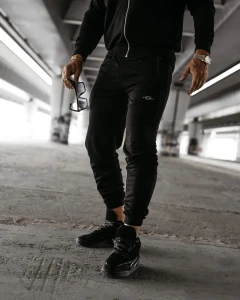 SPODNIE MĘSKIE OLAVOGA LEOTO PANTS CZARNE