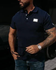 T-SHIRT MĘSKI OLAVOGA BALARDI GRANATOWY