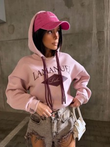  BLUZA DAMSKA LAMANUEL BLUSH PUDROWA