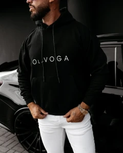 BLUZA MĘSKA OLAVOGA VALLARO CZARNA