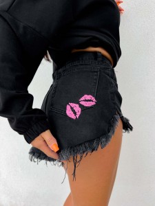 SZORTY BY ME KISS CZARNE