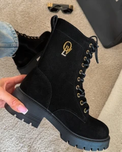 BUTY DAMSKIE WORKERY OLAVOGA WHISPERS CZARNE