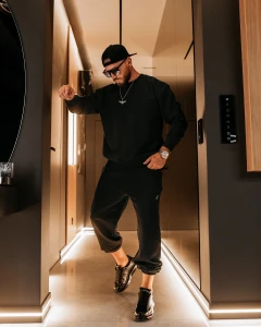 SPODNIE MĘSKIE OLAVOGA ZAIRI PANTS CZARNE