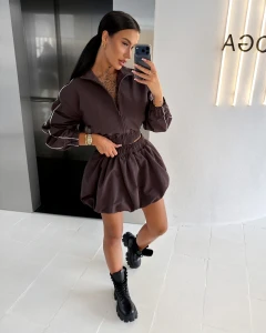 SPÓDNICA OLAVOGA AIR BRĄZOWA