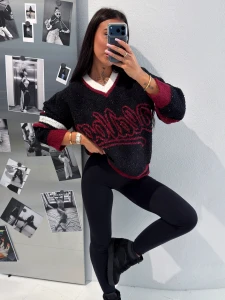 SWETER DAMSKI OLAVOGA OISO CZARNY